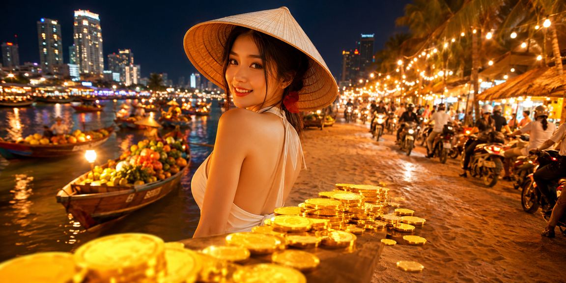 Thành phố Hồ Chí Minh minh họa người dùng kiểm tra nội dung cá cược trên điện thoại